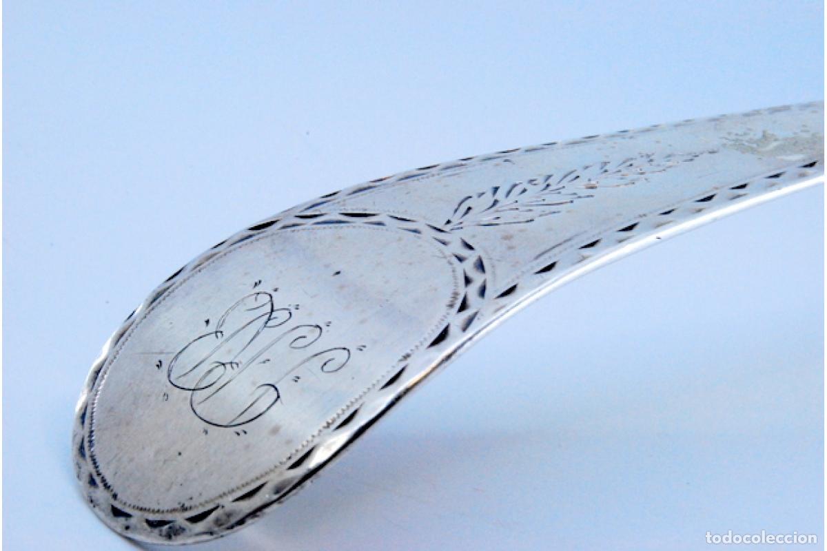 Antig&uuml;edades: Cuchar&oacute;n de sopa de plata - Foto 5