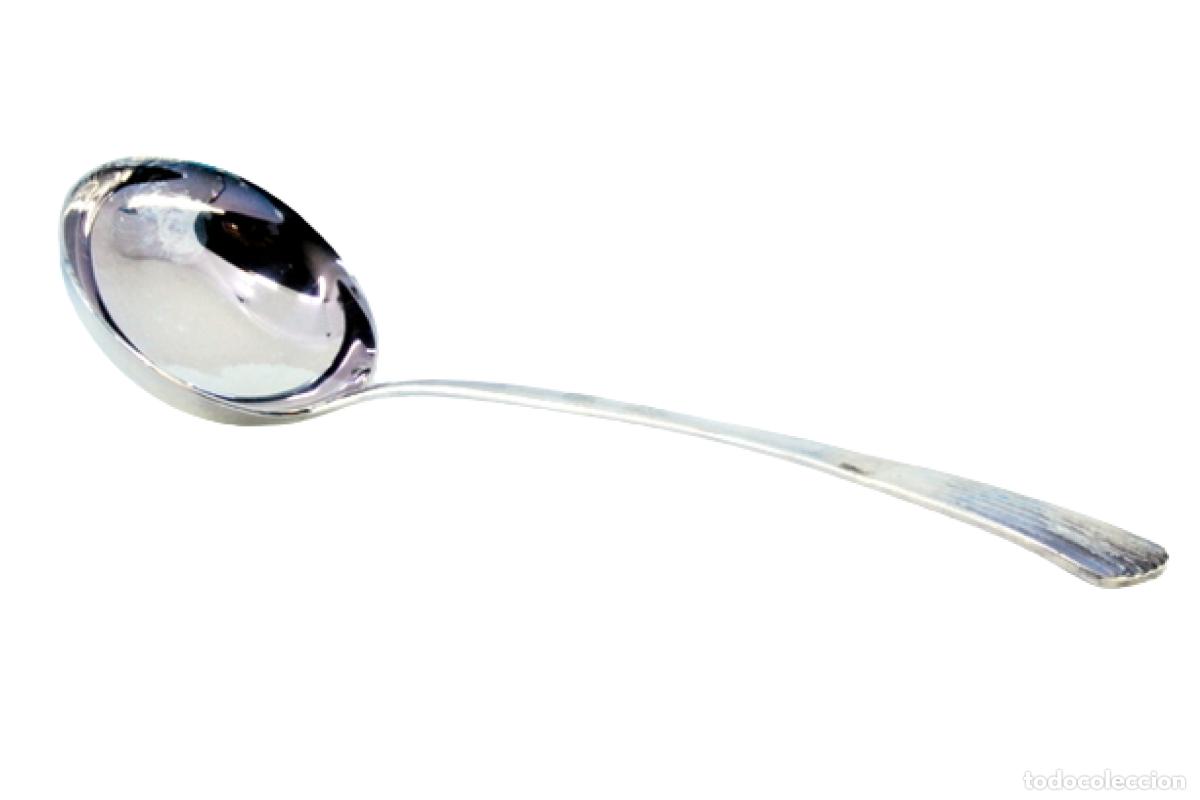 Antig&uuml;edades: Cuchar&oacute;n de sopa de plata - Foto 1