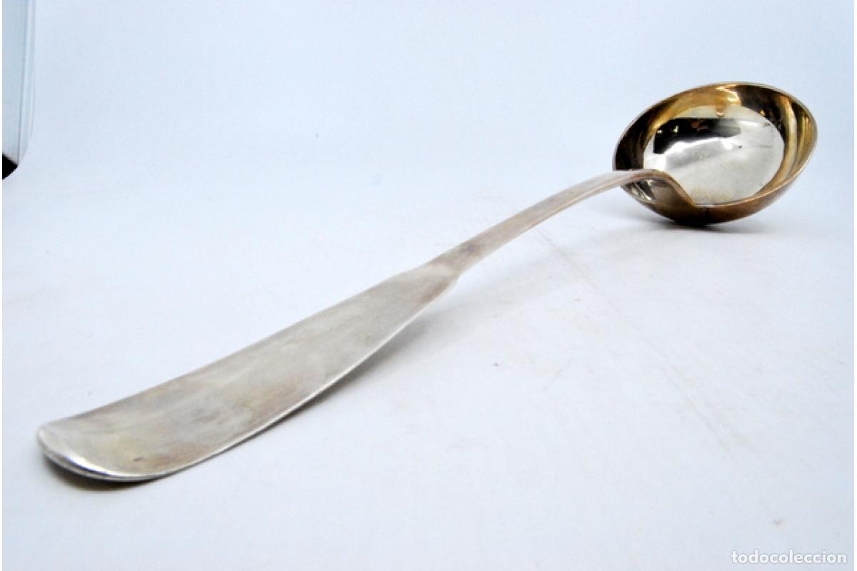 Antig&uuml;edades: Cuchar&oacute;n de sopa de plata - Foto 4