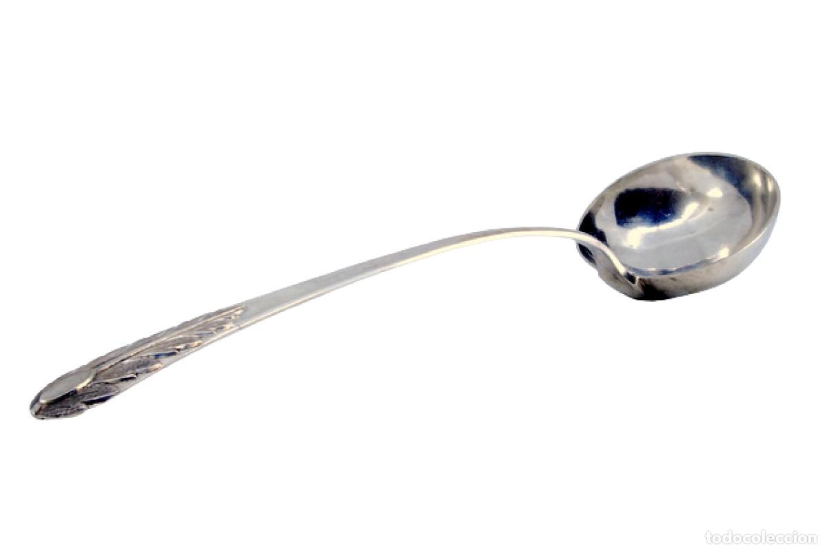 Antig&uuml;edades: Cuchar&oacute;n de sopa de plata - Foto 1