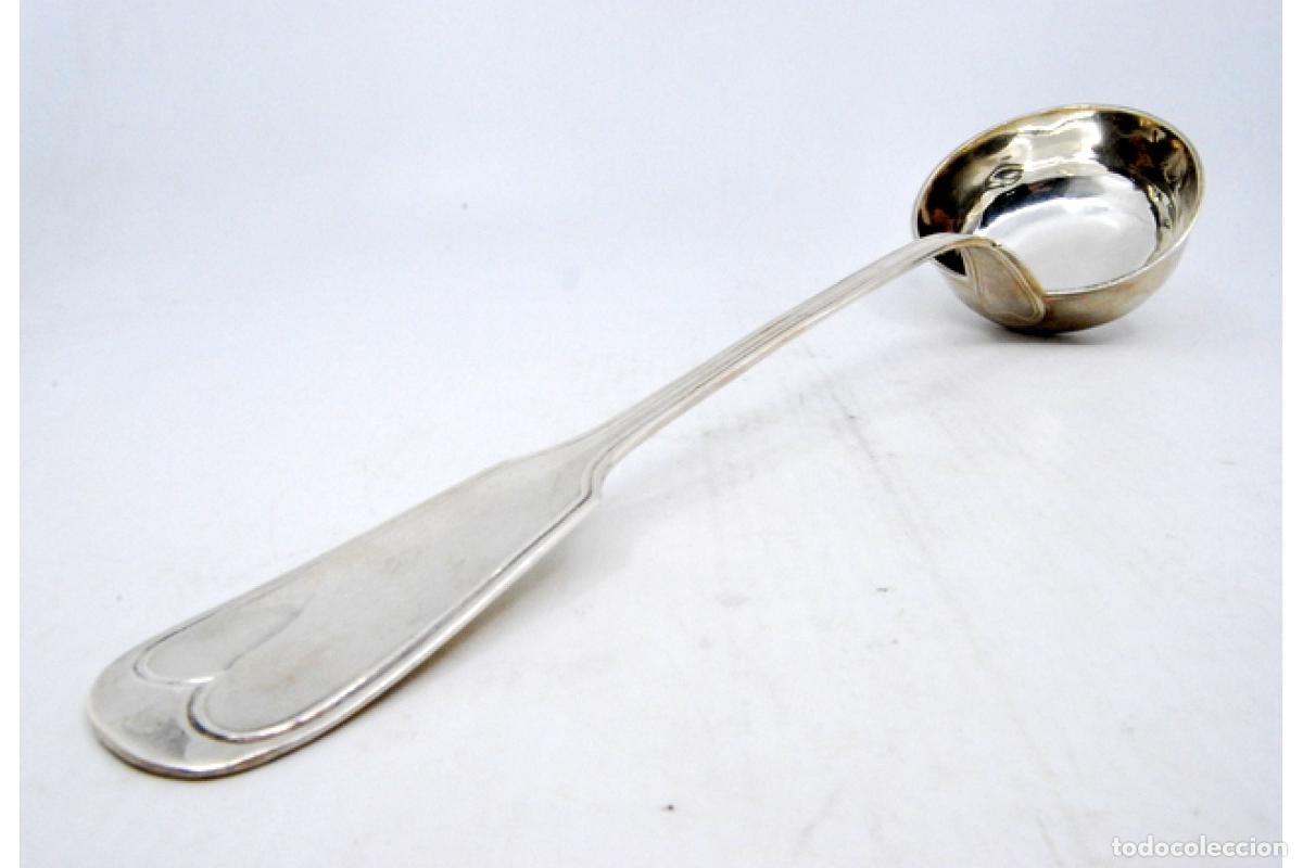 Antig&uuml;edades: Cuchar&oacute;n de sopa de plata - Foto 3
