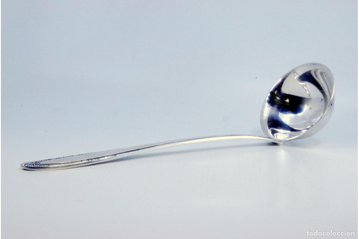 Antig&uuml;edades: Cuchar&oacute;n de sopa de plata - Foto 3