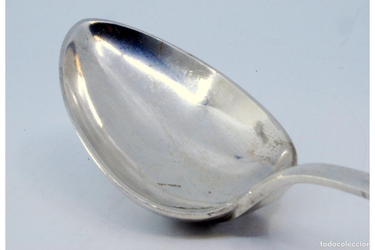 Antig&uuml;edades: Cuchara de plata para servir arroz - Foto 4