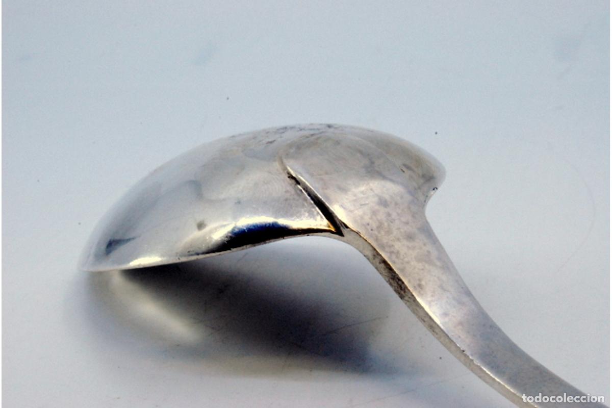 Antig&uuml;edades: Cuchara de plata para servir arroz - Foto 8