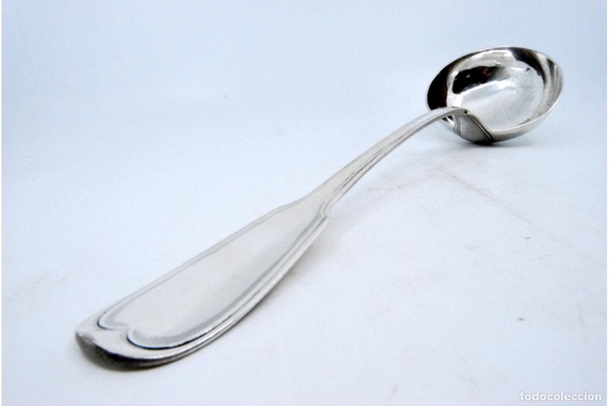 Antig&uuml;edades: Cuchar&oacute;n de sopa de plata - Foto 2