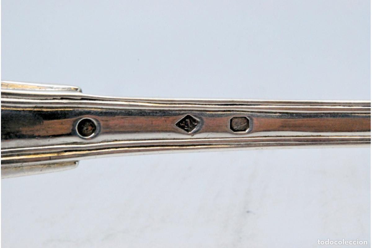 Antig&uuml;edades: Cuchar&oacute;n de sopa de plata - Foto 5