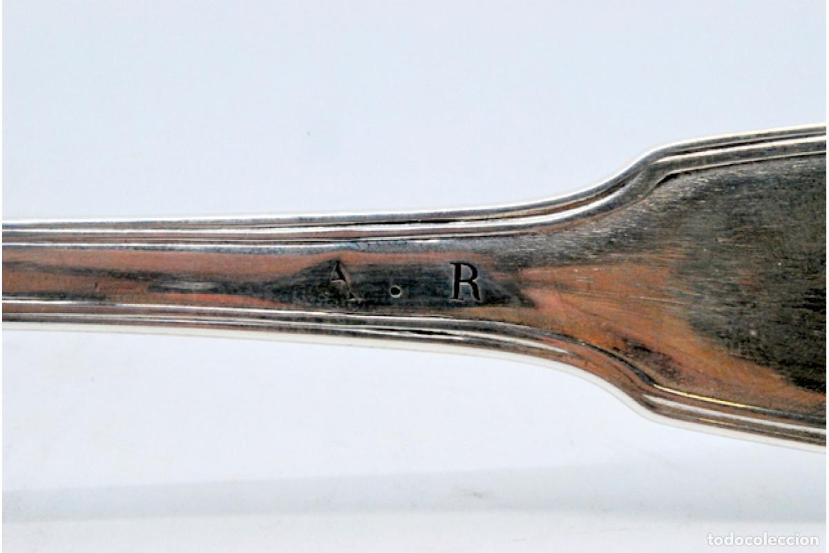 Antig&uuml;edades: Cuchar&oacute;n de sopa de plata - Foto 6