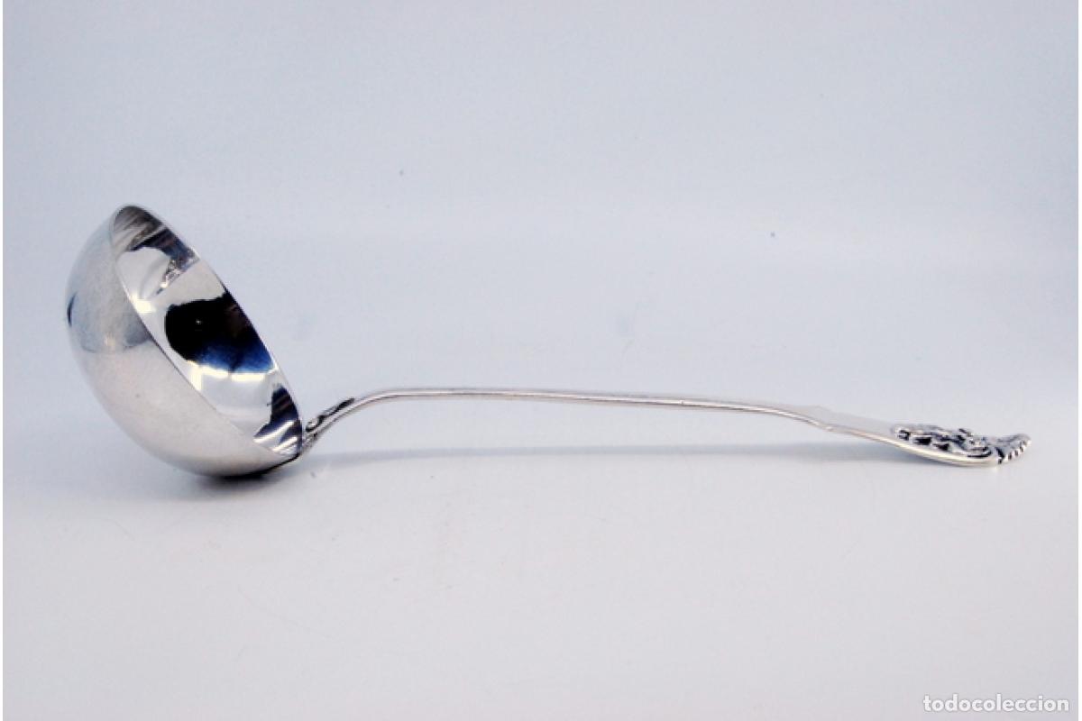 Antig&uuml;edades: Cuchar&oacute;n de sopa de plata - Foto 5