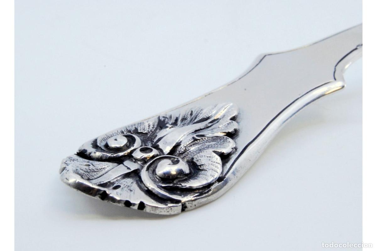 Antig&uuml;edades: Cuchar&oacute;n de sopa de plata - Foto 8
