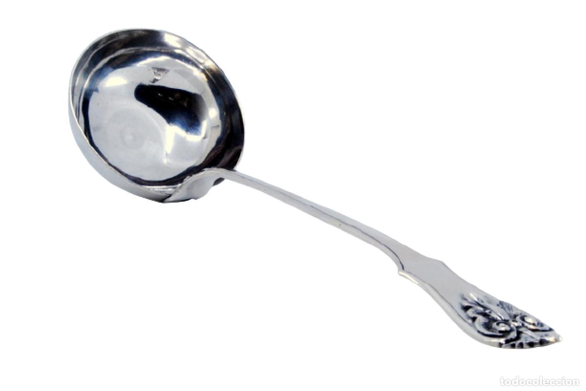 Antig&uuml;edades: Cuchar&oacute;n de sopa de plata - Foto 1