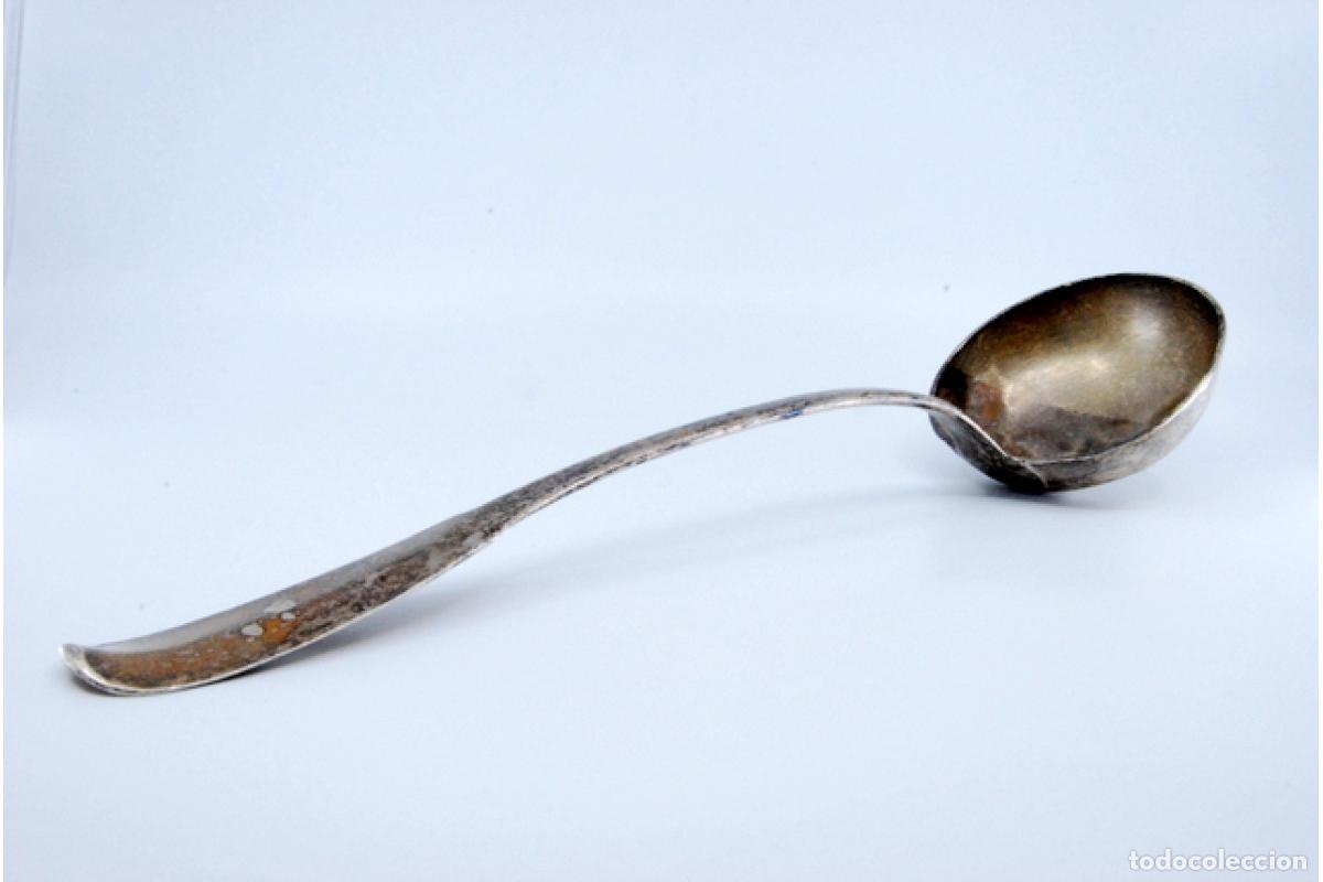 Antig&uuml;edades: Cuchar&oacute;n de sopa de plata - Foto 6