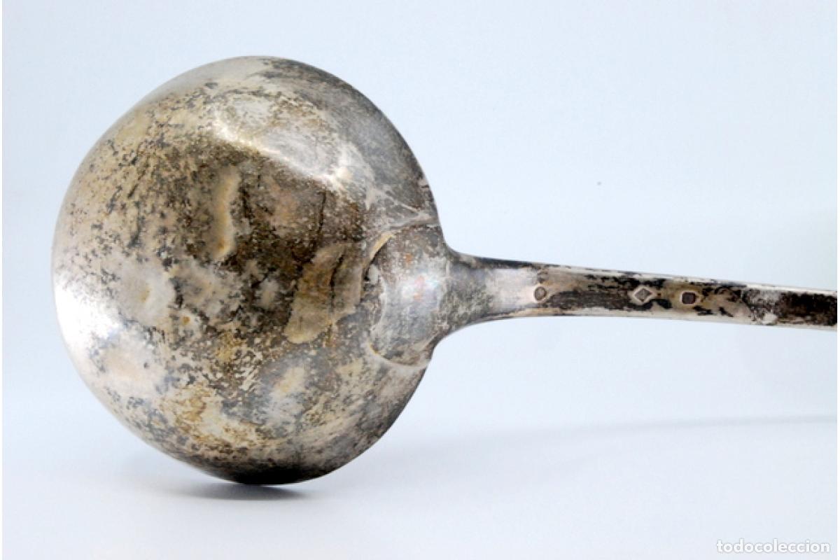 Antig&uuml;edades: Cuchar&oacute;n de sopa de plata - Foto 7
