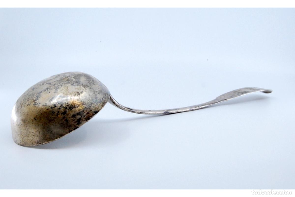 Antig&uuml;edades: Cuchar&oacute;n de sopa de plata - Foto 9
