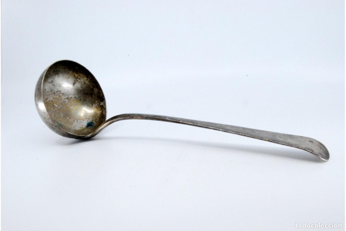 Antig&uuml;edades: Cuchar&oacute;n de sopa de plata - Foto 8