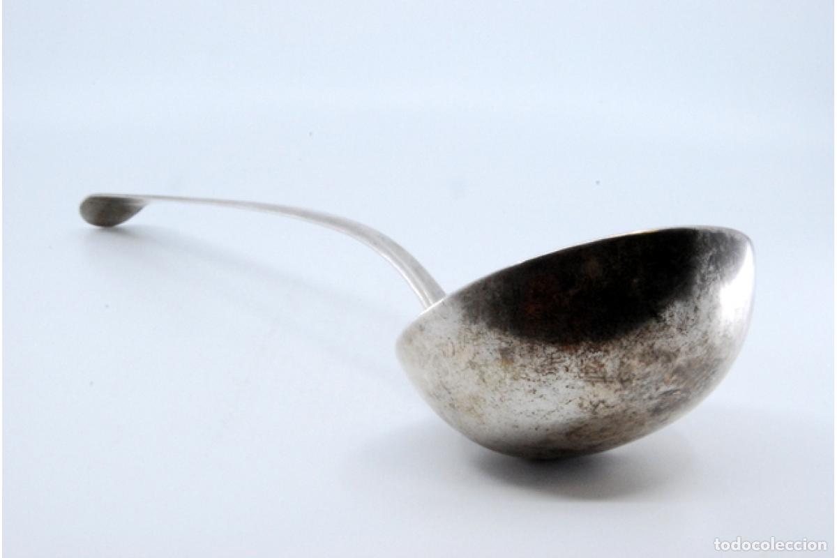 Antig&uuml;edades: Cuchar&oacute;n de sopa de plata - Foto 6