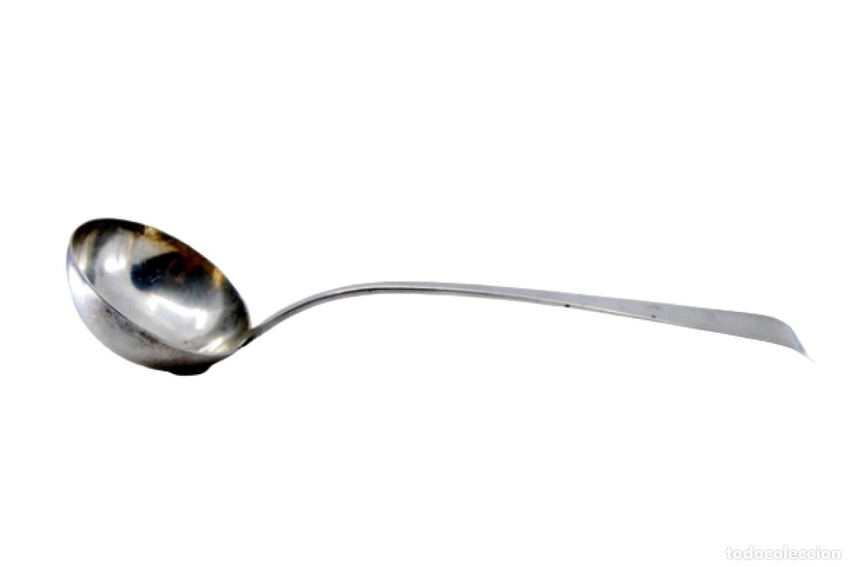Antig&uuml;edades: Cuchar&oacute;n de sopa de plata - Foto 1