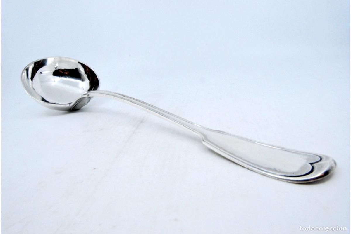 Antig&uuml;edades: Cuchar&oacute;n de sopa de plata - Foto 3