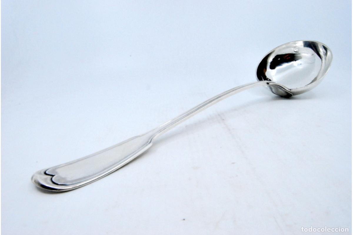 Antig&uuml;edades: Cuchar&oacute;n de sopa de plata - Foto 4