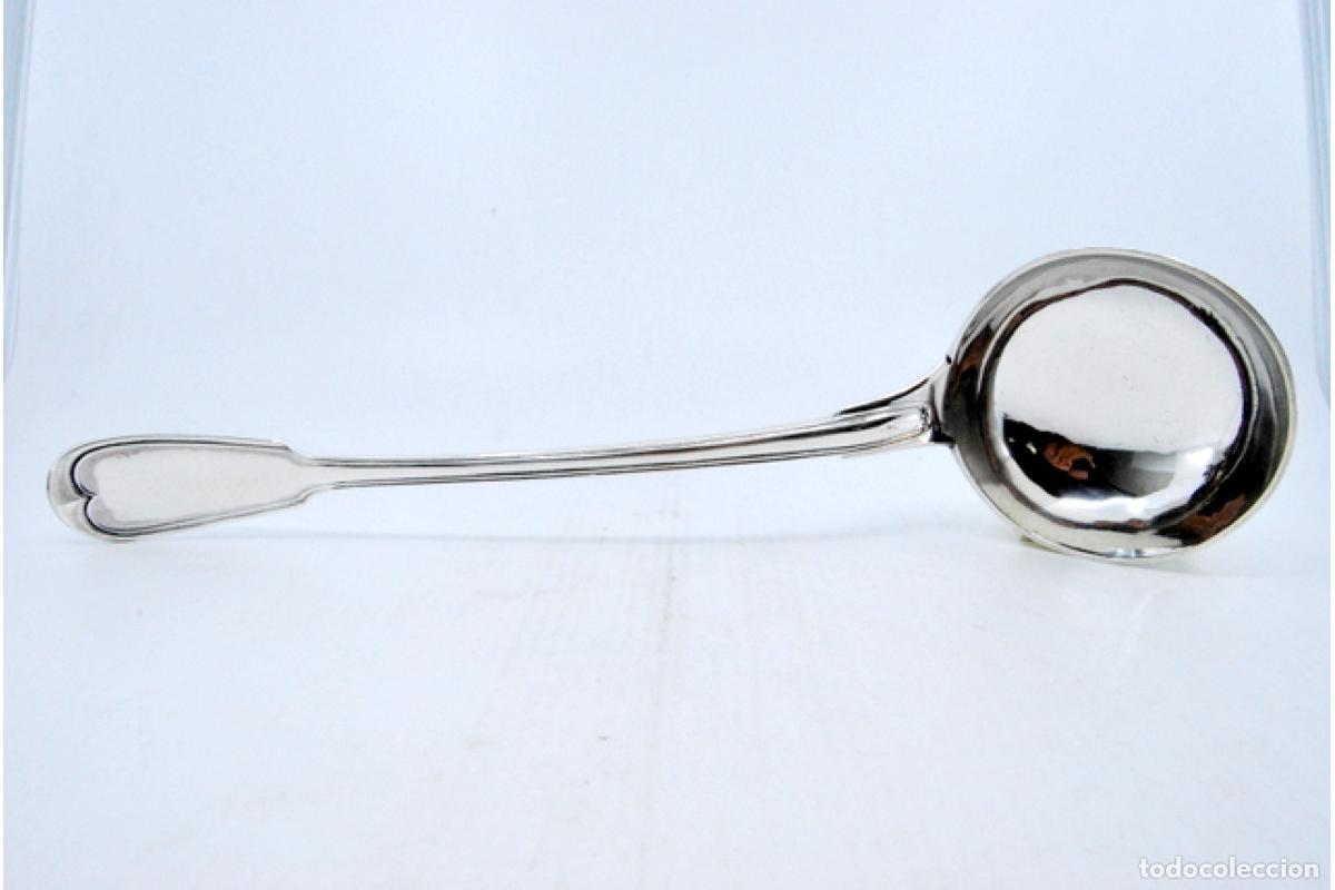 Antig&uuml;edades: Cuchar&oacute;n de sopa de plata - Foto 6