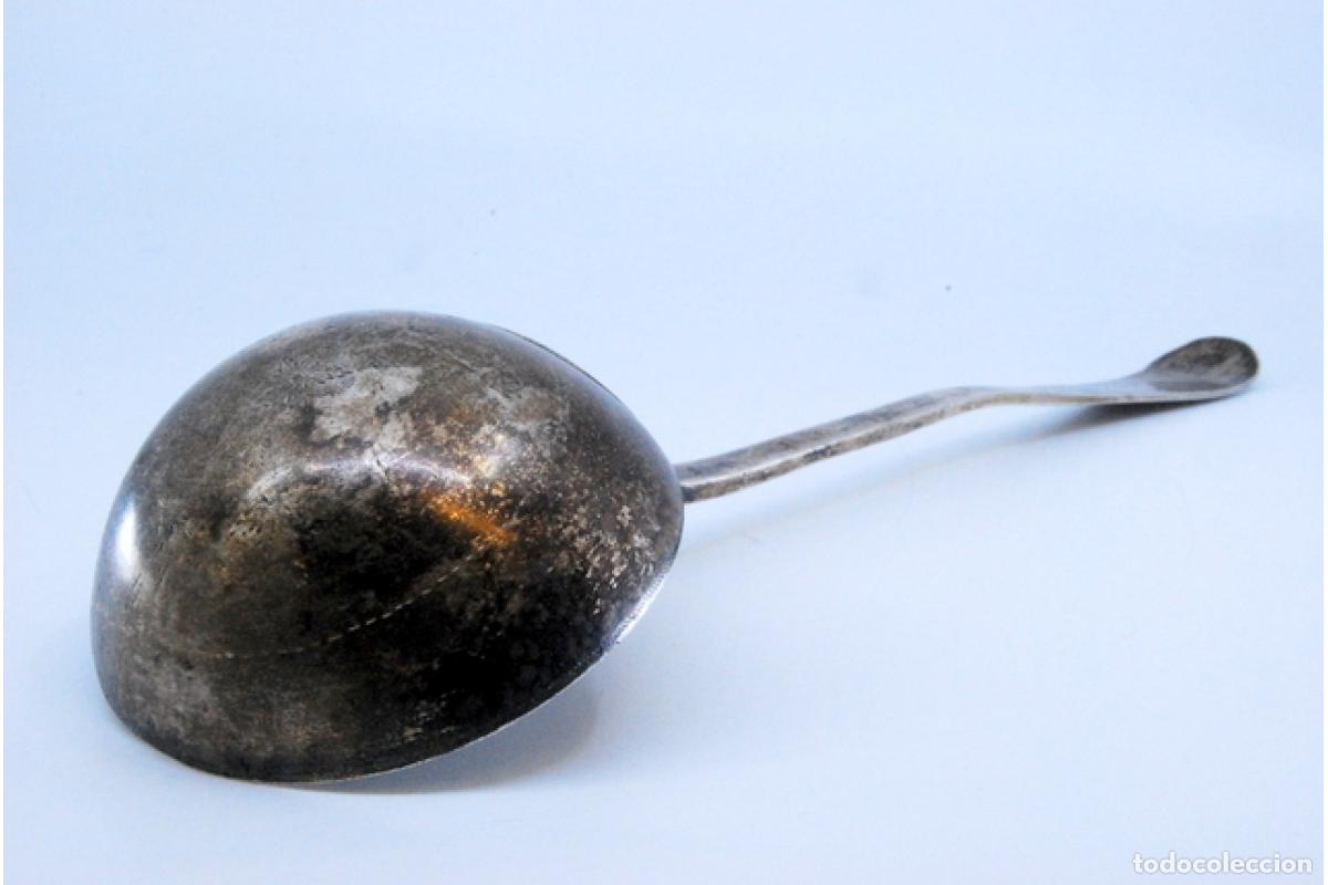 Antig&uuml;edades: Cuchar&oacute;n de sopa de plata - Foto 5