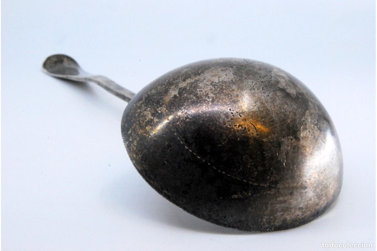 Antig&uuml;edades: Cuchar&oacute;n de sopa de plata - Foto 6