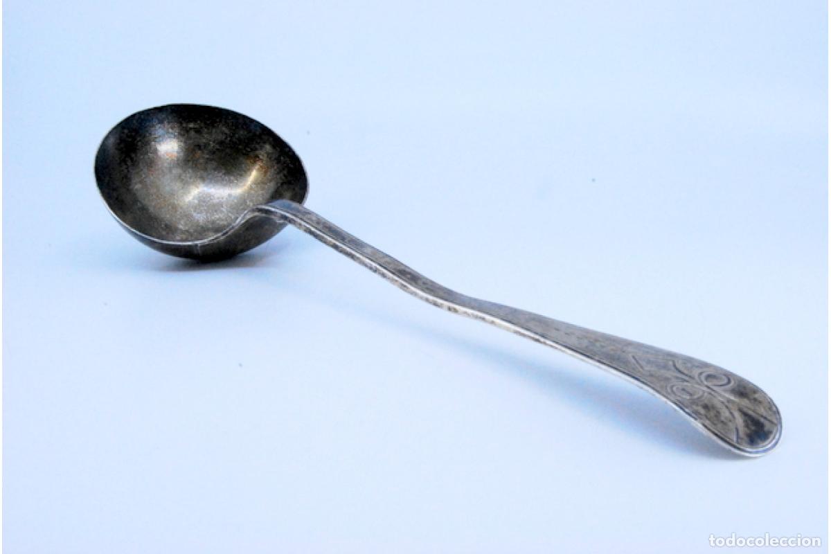 Antig&uuml;edades: Cuchar&oacute;n de sopa de plata - Foto 7
