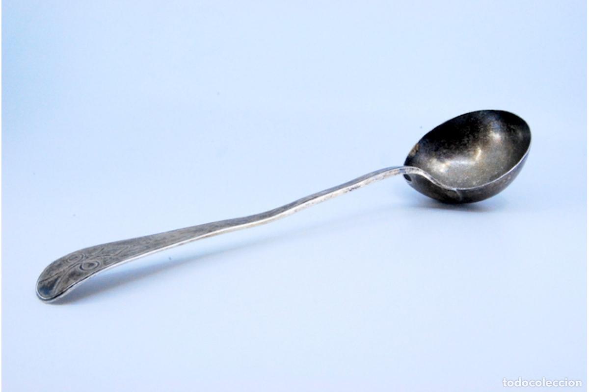 Antig&uuml;edades: Cuchar&oacute;n de sopa de plata - Foto 9