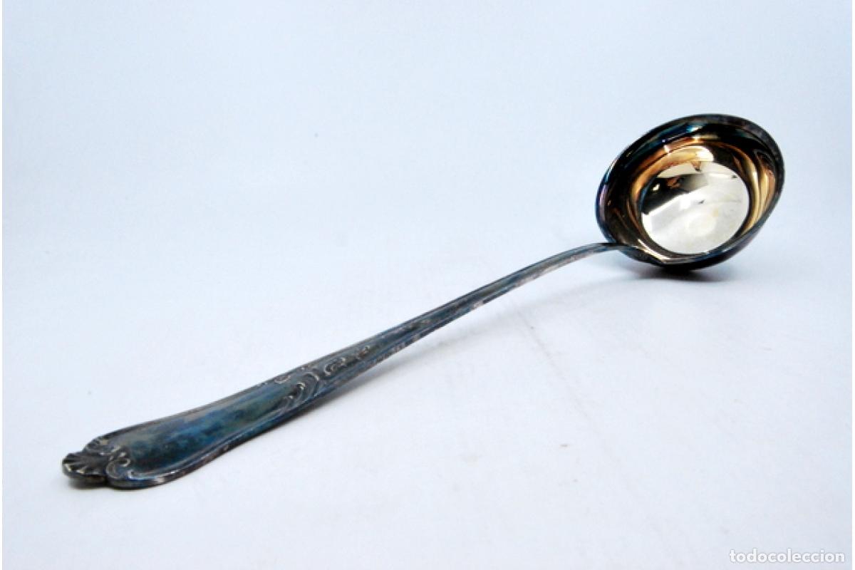 Antig&uuml;edades: Cuchar&oacute;n de sopa de plata - Foto 2