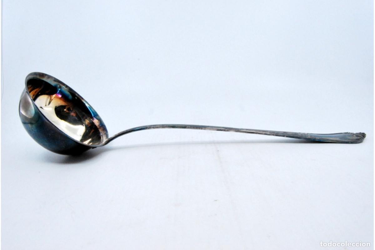 Antig&uuml;edades: Cuchar&oacute;n de sopa de plata - Foto 6