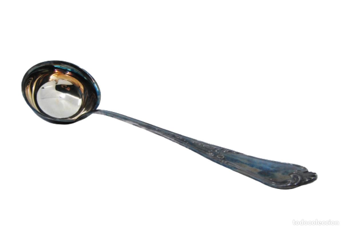 Antig&uuml;edades: Cuchar&oacute;n de sopa de plata - Foto 1