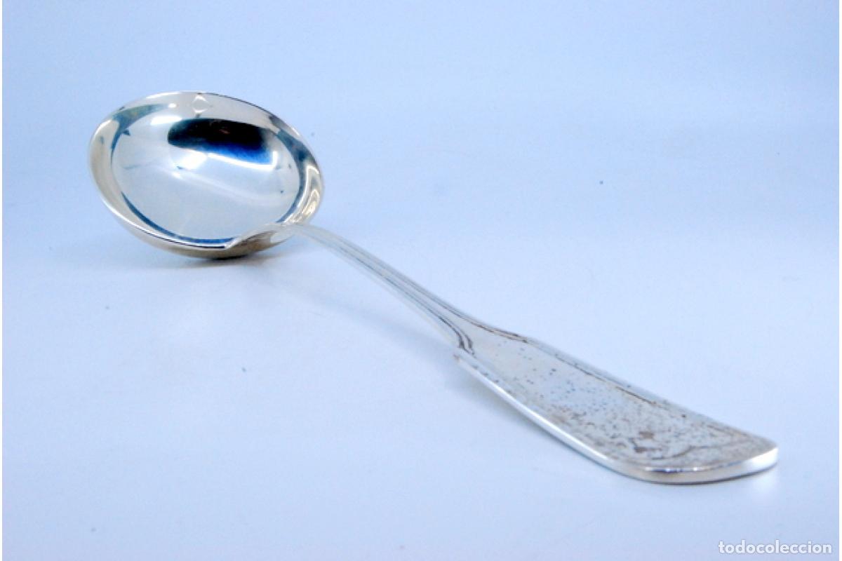Antig&uuml;edades: Cuchar&oacute;n de sopa de plata - Foto 3