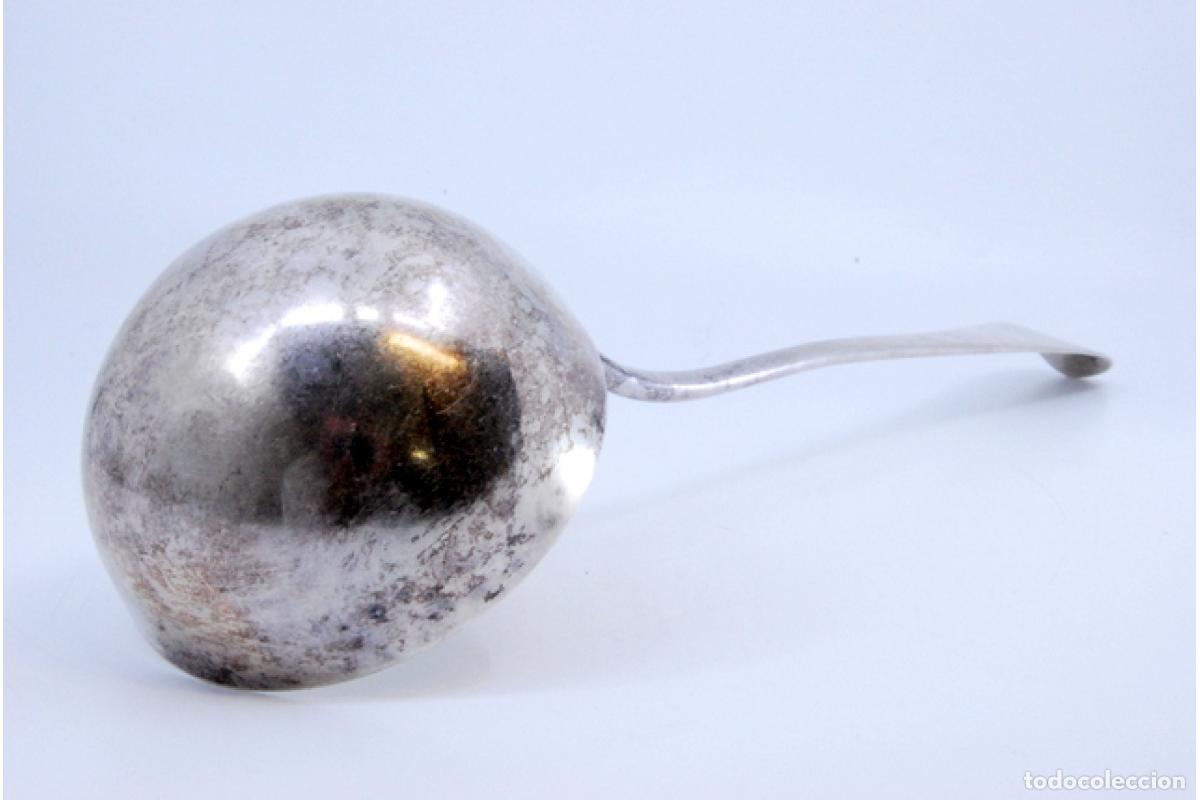 Antig&uuml;edades: Cuchar&oacute;n de sopa de plata - Foto 6