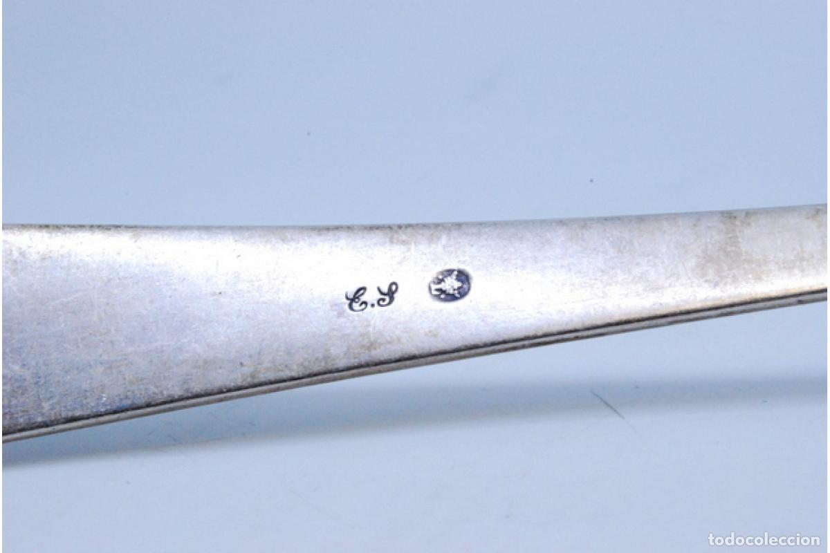 Antig&uuml;edades: Cuchar&oacute;n de sopa de plata - Foto 6