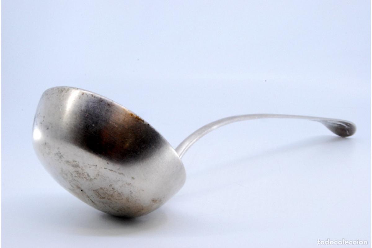 Antig&uuml;edades: Cuchar&oacute;n de sopa de plata - Foto 5