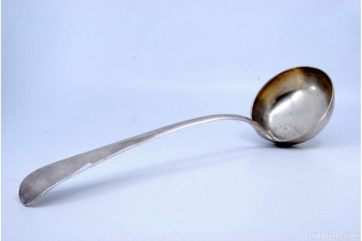 Antig&uuml;edades: Cuchar&oacute;n de sopa de plata - Foto 7