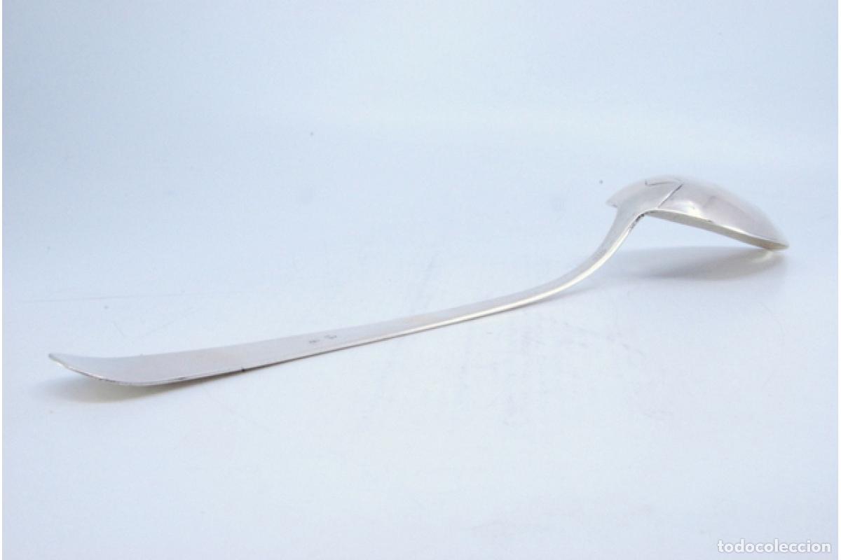 Antig&uuml;edades: Cuchara de plata para servir arroz - Foto 3