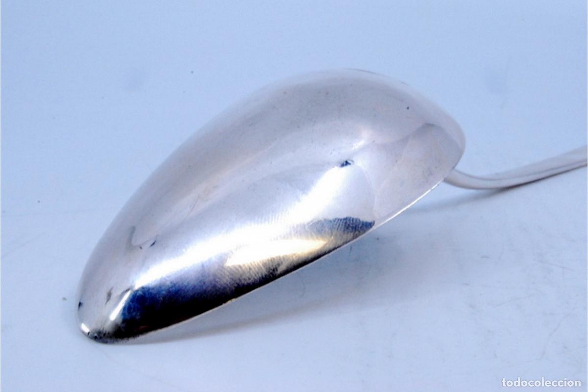 Antig&uuml;edades: Cuchara de plata para servir arroz - Foto 4
