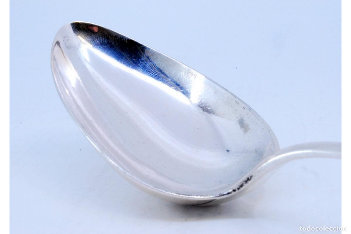 Antig&uuml;edades: Cuchara de plata para servir arroz - Foto 5
