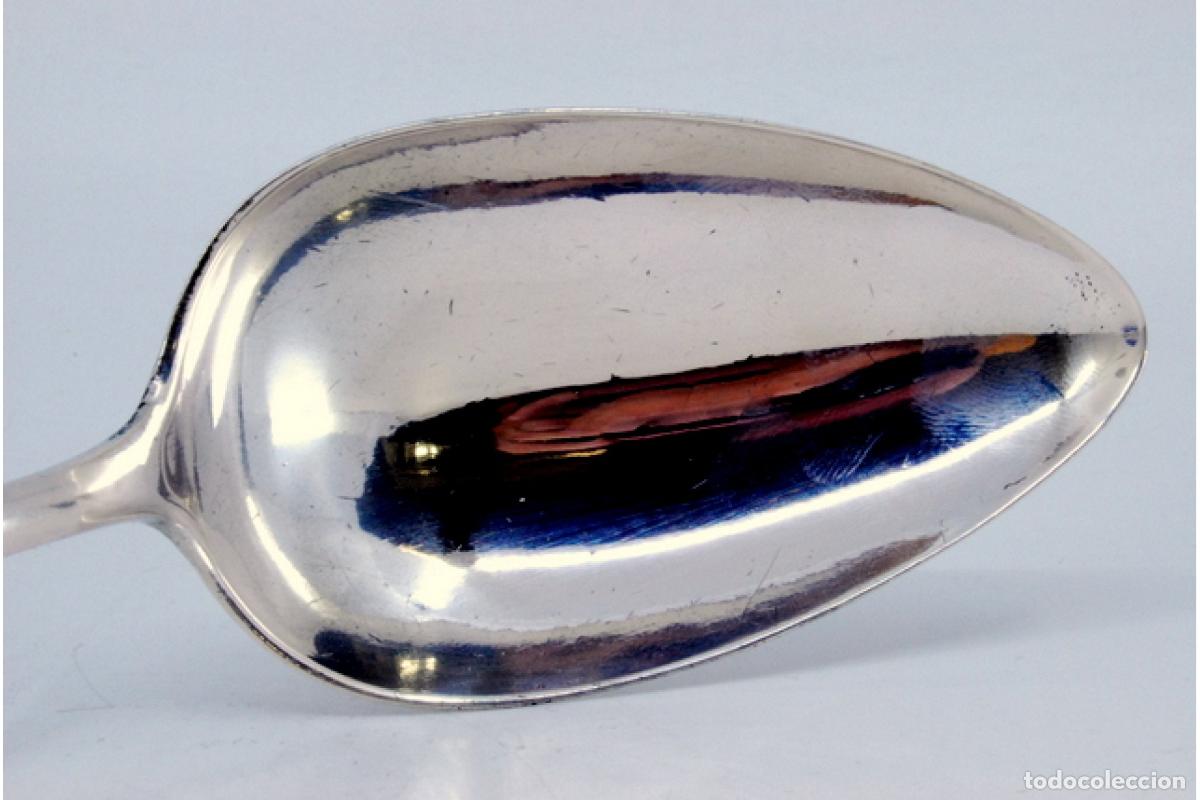Antig&uuml;edades: Cuchara de plata para servir arroz - Foto 6