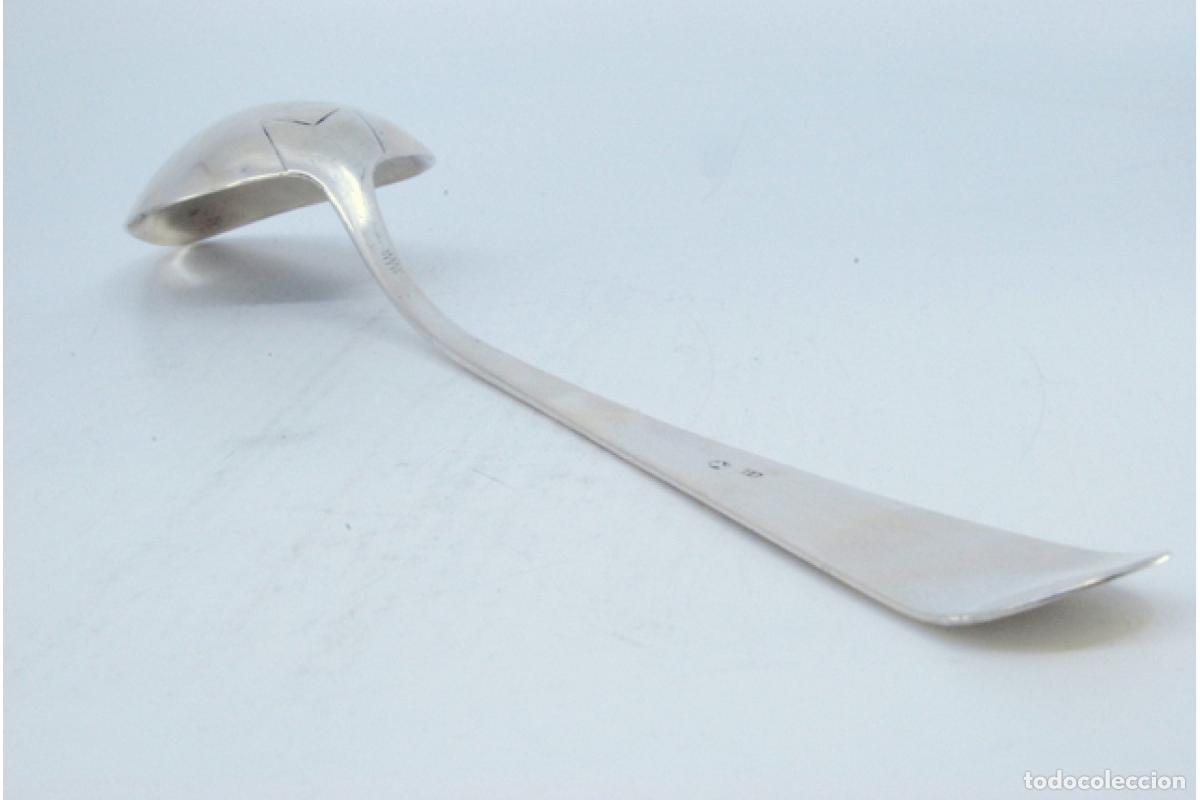 Antig&uuml;edades: Cuchara de plata para servir arroz - Foto 7