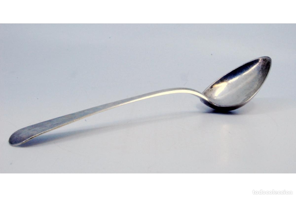 Antig&uuml;edades: Cuchara de plata para servir arroz - Foto 4