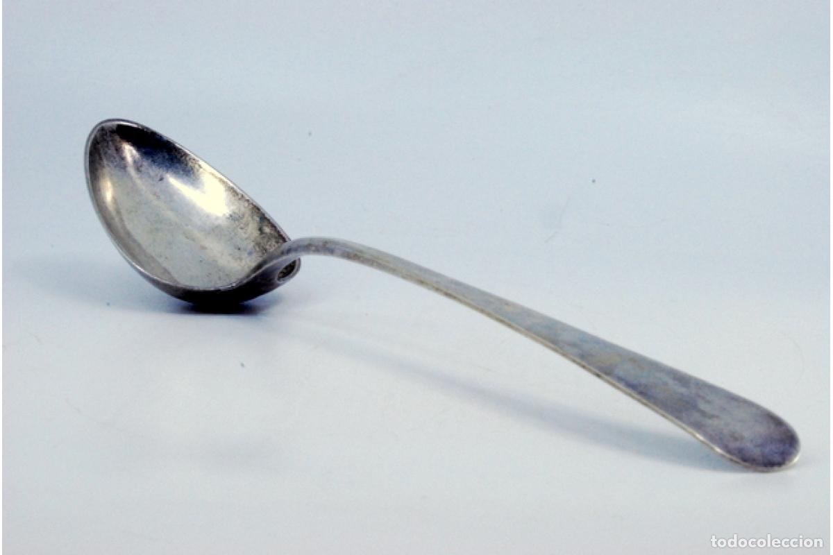 Antig&uuml;edades: Cuchara de plata para servir arroz - Foto 5