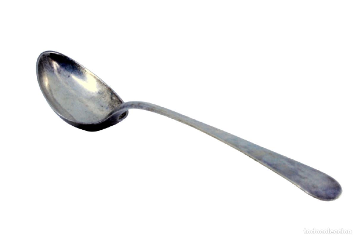 Antig&uuml;edades: Cuchara de plata para servir arroz - Foto 1