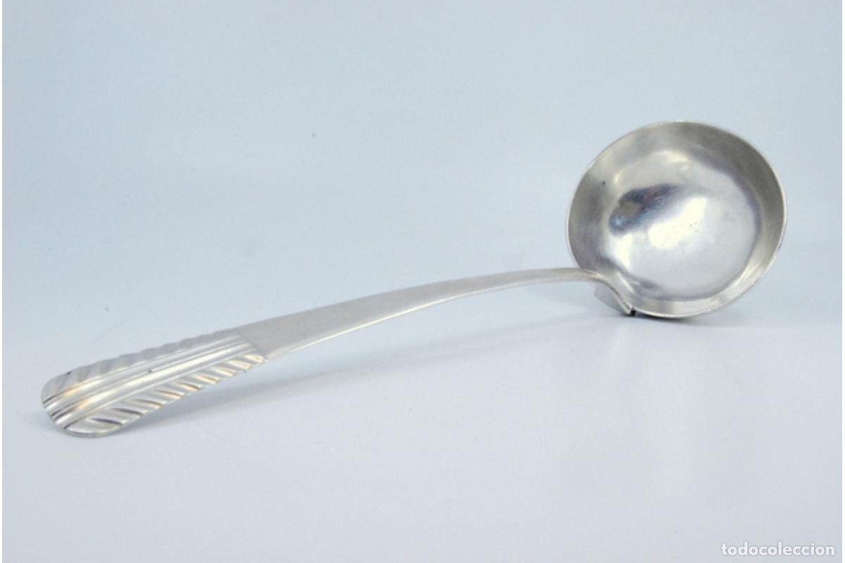 Antig&uuml;edades: Cuchar&oacute;n de sopa de plata - Foto 5