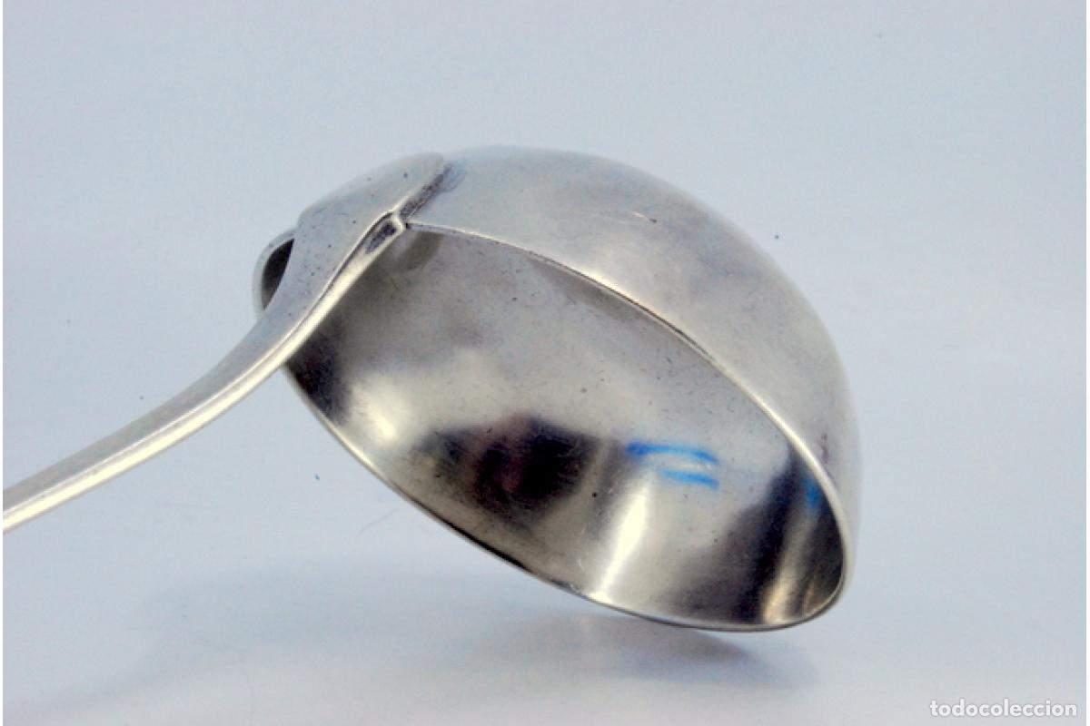 Antig&uuml;edades: Cuchar&oacute;n de sopa de plata - Foto 6