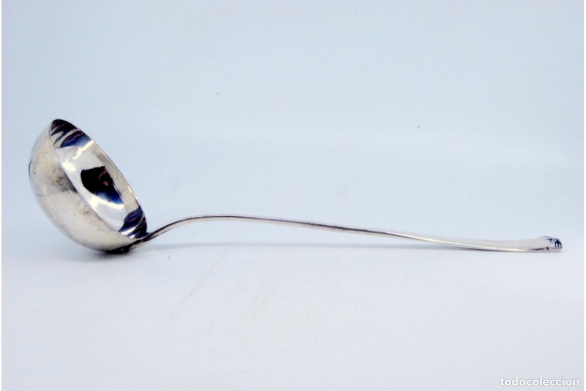 Antig&uuml;edades: Cuchar&oacute;n de sopa de plata - Foto 2