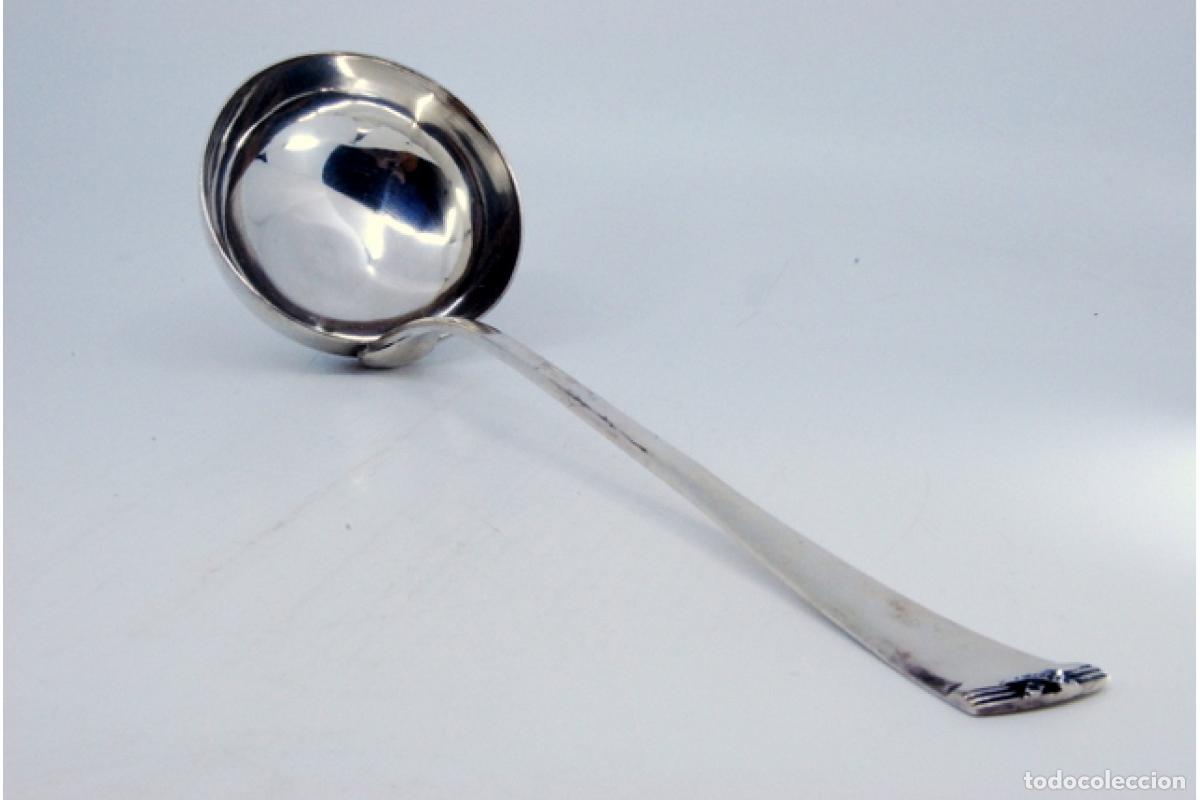 Antig&uuml;edades: Cuchar&oacute;n de sopa de plata - Foto 8