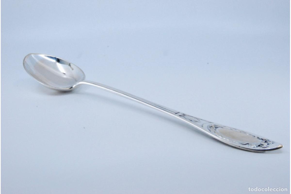 Antig&uuml;edades: Cuchara de plata para servir arroz - Foto 2