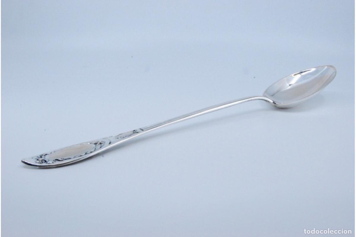 Antig&uuml;edades: Cuchara de plata para servir arroz - Foto 3