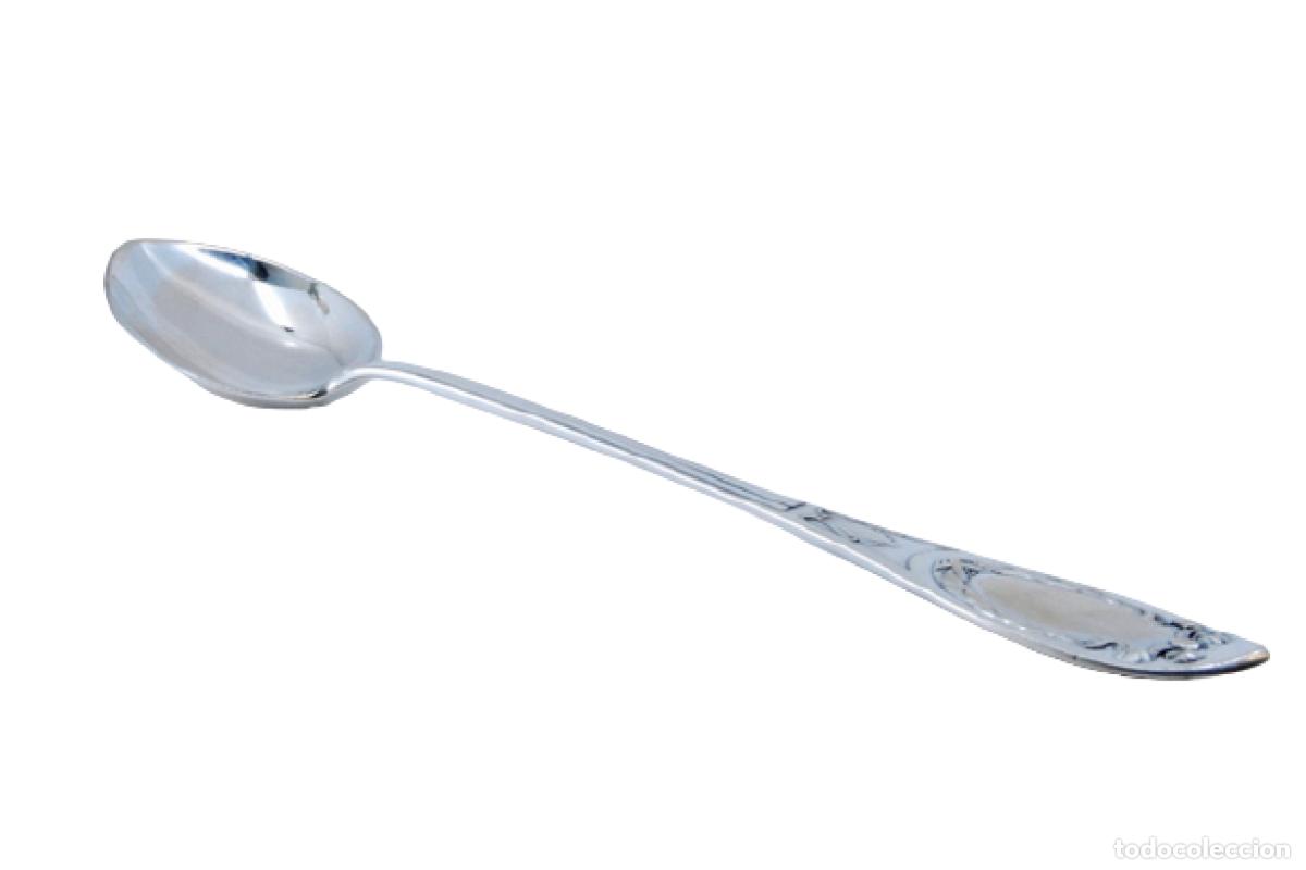 Antig&uuml;edades: Cuchara de plata para servir arroz - Foto 1